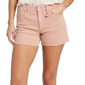 Universal Thread Women's Jeans Shorts Vintage Midi Cotton Mid Rise Peach SZ 0/25